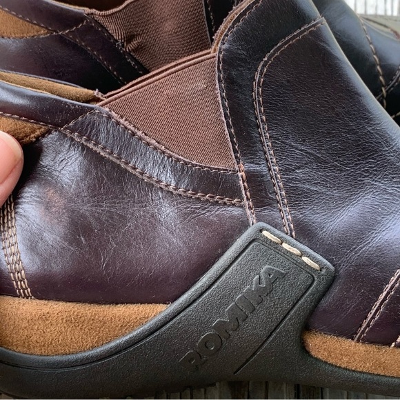 Romika Women’s Milla 102 Chelsea Ankle Bootie Brown Leather Sz 39 EU / 8-8.5 US - Picture 4 of 16